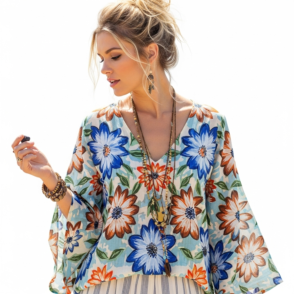 Women's Floral Print Top