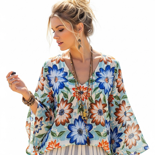 Women's Floral Print Top