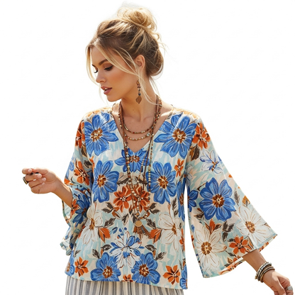 Women's Floral Print Top
